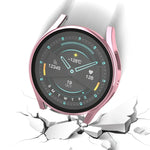 เคสกันนาฬิกาแบบผสม PC ด้านฝ้า + ฟิล์มกระจกนิรภัย สำหรับ Samsung Galaxy Watch 5 40มม.