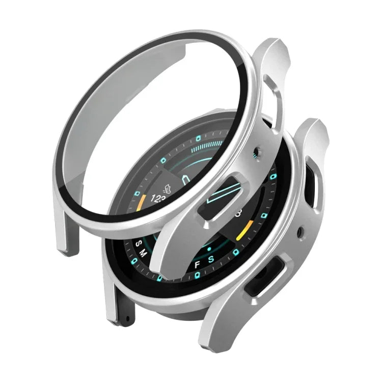 เคสกันนาฬิกาแบบผสม PC ด้านฝ้า + ฟิล์มกระจกนิรภัย สำหรับ Samsung Galaxy Watch 5 40มม.