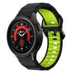 สายรัดนาฬิกาซิลิโคนสองสี Wave สำหรับ Samsung Galaxy Watch5 Pro