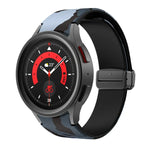 สายรัดนาฬิกาซิลิโคนพิมพ์ลายแม่เหล็ก สำหรับ Samsung Galaxy Watch5