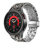 สายรัดนาฬิกาซิลิโคนพิมพ์ลายแม่เหล็ก สำหรับ Samsung Galaxy Watch5