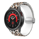สายรัดนาฬิกาซิลิโคนพิมพ์ลายแม่เหล็ก สำหรับ Samsung Galaxy Watch5