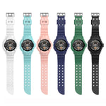 สายซิลิโคนสีทึบสำหรับนาฬิกา สำหรับ Samsung Galaxy Watch5 40mm, สำหรับ Samsung Galaxy Watch5 44mm