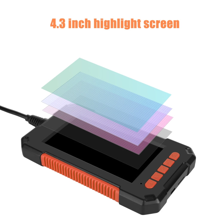 P40 8mm HD กันน้ำ กล้องส่องทางไกลอุตสาหกรรมแบบพกพาหน้าจอแนวตั้งแบบบูรณาการแบบถือด้วยมือ ความยาว 2m, 5m, 10m