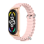 MIJOBS CS Marine Silicone Breathable Watch Band, For Xiaomi Mi Band 6 / 5, For Xiaomi Mi Band 7 / 7 NFC