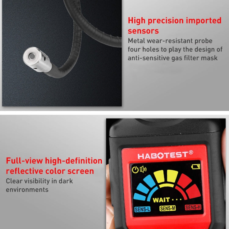 เครื่องตรวจจับแก๊สไวไฟ HABOTEST HT601A รุ่นใช้แบตเตอรี่พันก้อน, HT601A