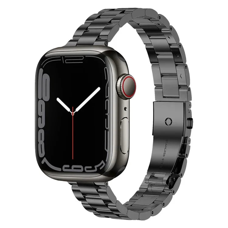 สายสแตนเลสสตีลขนาดเอวเล็ก สำหรับ Apple Watch Ultra 49 มม. / Series 8&7 45 มม., สำหรับ Apple Watch Series 8&7 41 มม. / SE 2&6&SE&5&4 40 มม.