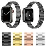 สายสแตนเลสสตีลขนาดเอวเล็ก สำหรับ Apple Watch Ultra 49 มม. / Series 8&7 45 มม., สำหรับ Apple Watch Series 8&7 41 มม. / SE 2&6&SE&5&4 40 มม.