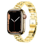 สายสแตนเลสสตีลขนาดเอวเล็ก สำหรับ Apple Watch Ultra 49 มม. / Series 8&7 45 มม., สำหรับ Apple Watch Series 8&7 41 มม. / SE 2&6&SE&5&4 40 มม.