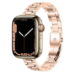 สายสแตนเลสสตีลขนาดเอวเล็ก สำหรับ Apple Watch Ultra 49 มม. / Series 8&7 45 มม., สำหรับ Apple Watch Series 8&7 41 มม. / SE 2&6&SE&5&4 40 มม.