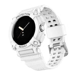 สายรวมสีพื้นสามชั้นกันน้ำสำหรับ Google Pixel Watch
