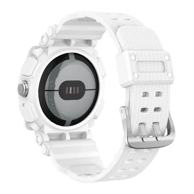 สายรวมสีพื้นสามชั้นกันน้ำสำหรับ Google Pixel Watch