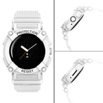 สายรวมสีพื้นสามชั้นกันน้ำสำหรับ Google Pixel Watch