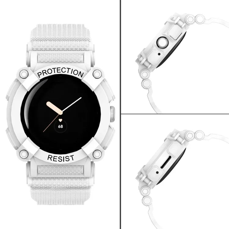 สายรวมสีพื้นสามชั้นกันน้ำสำหรับ Google Pixel Watch
