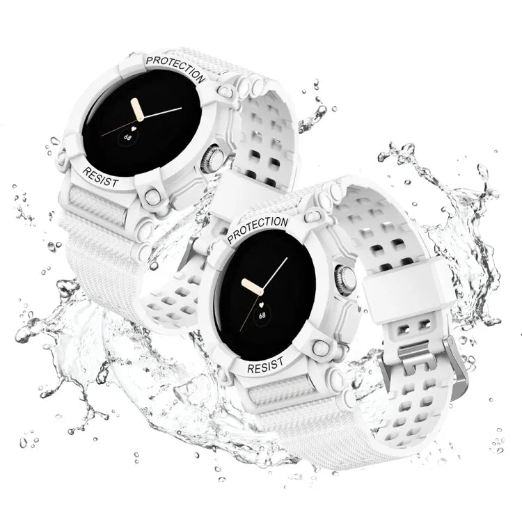 สายรวมสีพื้นสามชั้นกันน้ำสำหรับ Google Pixel Watch