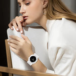 สายรวมสีพื้นสามชั้นกันน้ำสำหรับ Google Pixel Watch