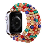 สายลูกปัดไม้ สำหรับ Apple Watch Ultra 49 มม. / Series 8&7 45 มม., สำหรับ Apple Watch Series 8&7 41 มม.
