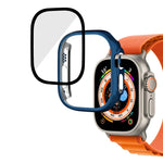 เคสกระจกนิรภัย PC ชุบเงาแบบบูรณาการ สำหรับ Apple Watch Ultra 3 / 2 / 1 49 มม.