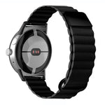 Reverse Buckle Magnetic Genuine Leather Watch Band, For Google Pixel Watch 4 / 3 / 2 / 1 41mm