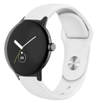 สายนาฬิกาซิลิโคนสีพื้นหัวเข็มขัดกลับด้าน สำหรับ Google Pixel Watch 4 / 3 / 2 / 1 ขนาด 41 มม.