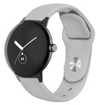 สายนาฬิกาซิลิโคนสีพื้นหัวเข็มขัดกลับด้าน สำหรับ Google Pixel Watch 4 / 3 / 2 / 1 ขนาด 41 มม.