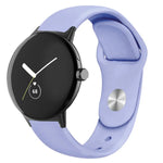 สายนาฬิกาซิลิโคนสีพื้นหัวเข็มขัดกลับด้าน สำหรับ Google Pixel Watch 4 / 3 / 2 / 1 ขนาด 41 มม.