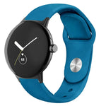 สายนาฬิกาซิลิโคนสีพื้นหัวเข็มขัดกลับด้าน สำหรับ Google Pixel Watch 4 / 3 / 2 / 1 ขนาด 41 มม.