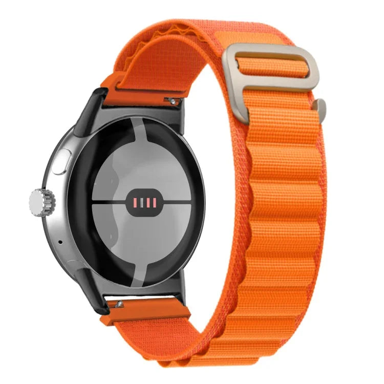 สายนาฬิกาไนลอนห่วงสีดำสำหรับ Google Pixel Watch 4 / 3 / 2 / 1 ขนาด 41 มม.