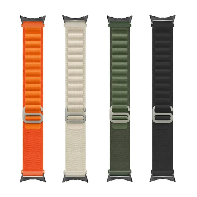 สายนาฬิกาไนลอนห่วงสีดำสำหรับ Google Pixel Watch 4 / 3 / 2 / 1 ขนาด 41 มม.