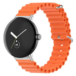 สายรัดนาฬิกาซิลิโคน Ocean สำหรับ Google Pixel Watch 4 / 3 / 2 / 1 41 มม.