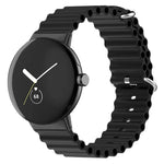 สายรัดนาฬิกาซิลิโคน Ocean สำหรับ Google Pixel Watch 4 / 3 / 2 / 1 41 มม.