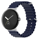 สายรัดนาฬิกาซิลิโคน Ocean สำหรับ Google Pixel Watch 4 / 3 / 2 / 1 41 มม.