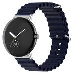 สายรัดนาฬิกาซิลิโคน Ocean สำหรับ Google Pixel Watch 4 / 3 / 2 / 1 41 มม.