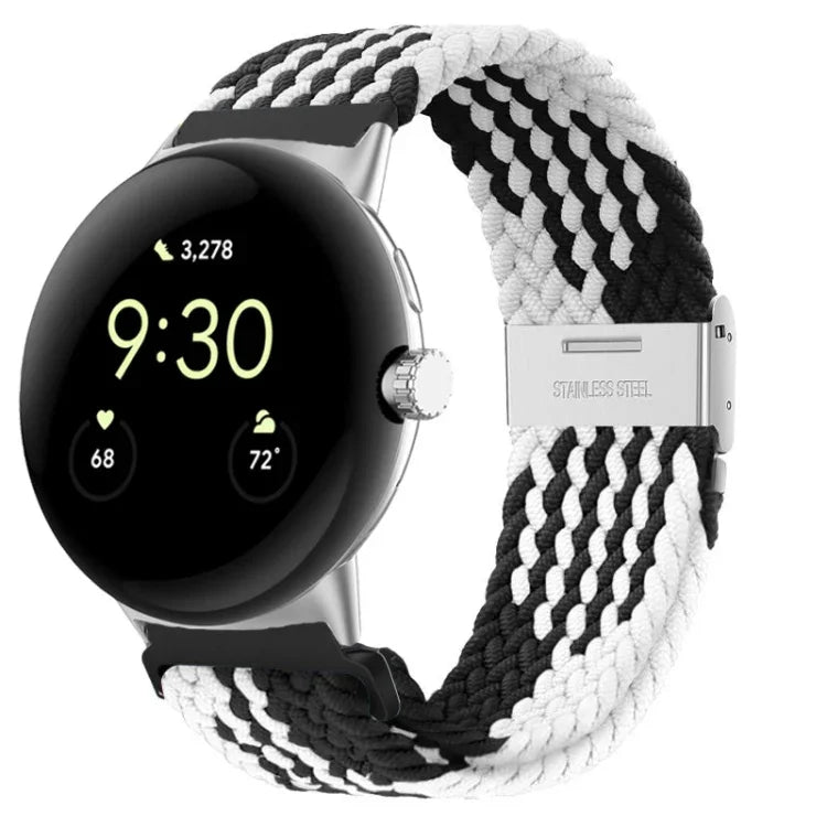 สายรัดนาฬิกาไนลอนหัวเข็มขัดโลหะ สำหรับ Google Pixel Watch 4 / 3 / 2 / 1 ขนาด 41 มม.