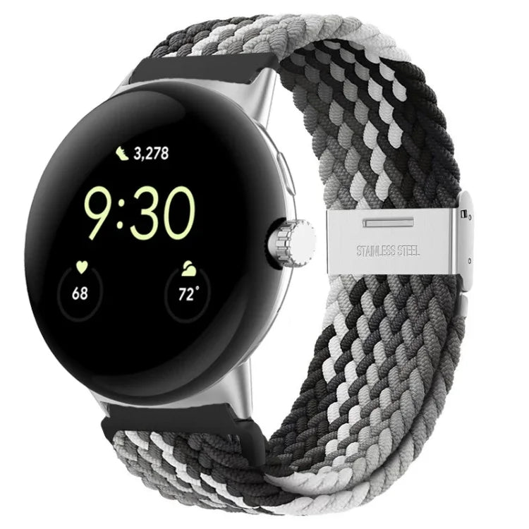 สายรัดนาฬิกาไนลอนหัวเข็มขัดโลหะ สำหรับ Google Pixel Watch 4 / 3 / 2 / 1 ขนาด 41 มม.
