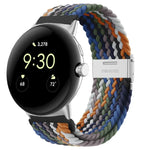 สายรัดนาฬิกาไนลอนหัวเข็มขัดโลหะ สำหรับ Google Pixel Watch 4 / 3 / 2 / 1 ขนาด 41 มม.