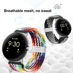 สายรัดนาฬิกาไนลอนหัวเข็มขัดโลหะ สำหรับ Google Pixel Watch 4 / 3 / 2 / 1 ขนาด 41 มม.