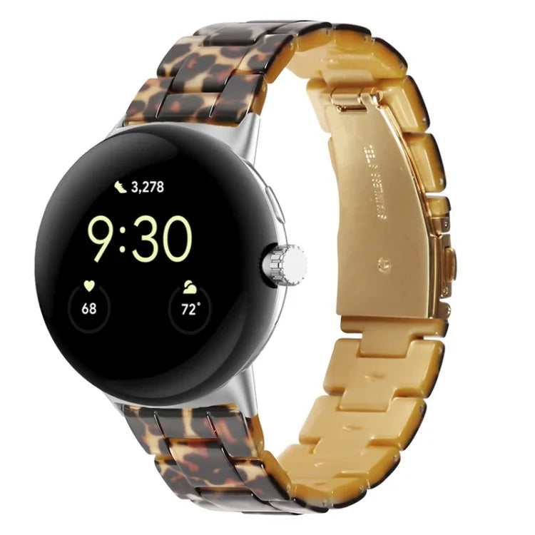 สายรัดนาฬิกาเรซิน 3 เม็ด สำหรับ Google Pixel Watch 4 / 3 / 2 / 1 ขนาด 41 มม.