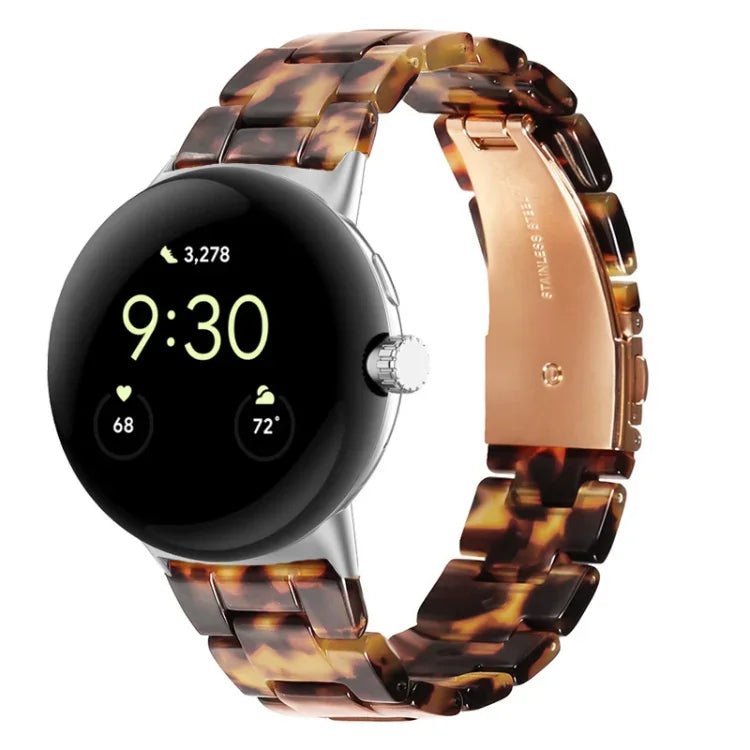 สายรัดนาฬิกาเรซิน 3 เม็ด สำหรับ Google Pixel Watch 4 / 3 / 2 / 1 ขนาด 41 มม.