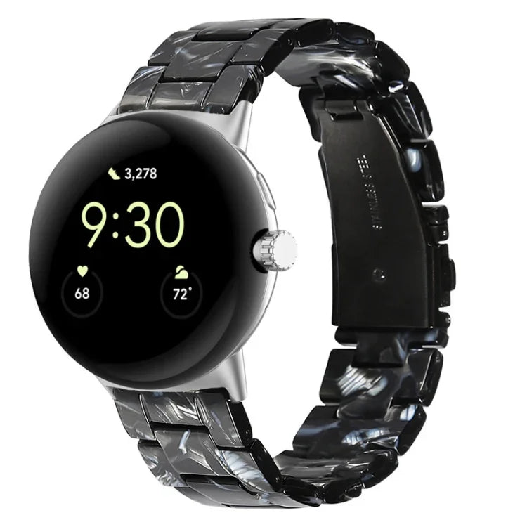 สายรัดนาฬิกาเรซิน 3 เม็ด สำหรับ Google Pixel Watch 4 / 3 / 2 / 1 ขนาด 41 มม.
