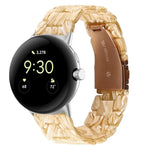 สายรัดนาฬิกาเรซิน 3 เม็ด สำหรับ Google Pixel Watch 4 / 3 / 2 / 1 ขนาด 41 มม.