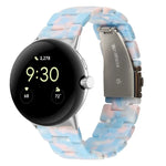 สายรัดนาฬิกาเรซิน 3 เม็ด สำหรับ Google Pixel Watch 4 / 3 / 2 / 1 ขนาด 41 มม.