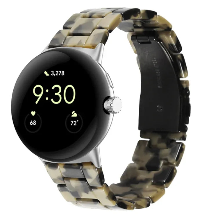 สายรัดนาฬิกาเรซิน 3 เม็ด สำหรับ Google Pixel Watch 4 / 3 / 2 / 1 ขนาด 41 มม.