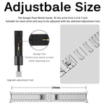 One Bead Butterfly Buckle Metal Watch Band, For Google Pixel Watch 4 / 3 / 2 / 1 41mm