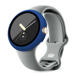 เคสป้องกันนาฬิกาฟิล์มกระจกนิรภัยกรอบ PC แบบด้าน สำหรับ Google Pixel Watch