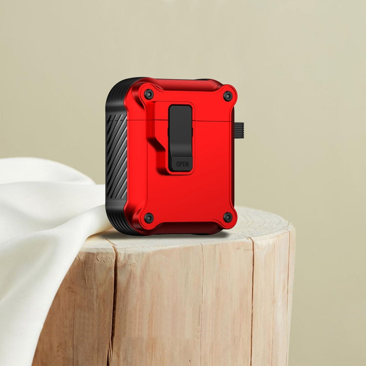 เคสหูฟังกันกระแทกลายอินทรีพร้อมสวิตช์ สำหรับ AirPods Pro 3, สำหรับ AirPods Pro 2, สำหรับ AirPods 3, สำหรับ AirPods Pro, สำหรับ AirPods 1 / 2