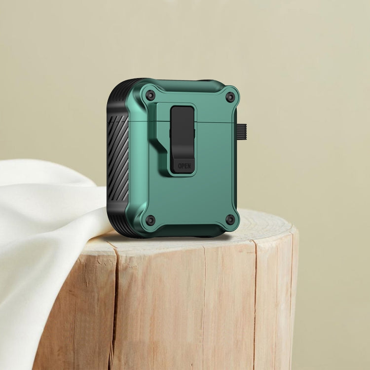 เคสหูฟังกันกระแทกลายอินทรีพร้อมสวิตช์ สำหรับ AirPods Pro 3, สำหรับ AirPods Pro 2, สำหรับ AirPods 3, สำหรับ AirPods Pro, สำหรับ AirPods 1 / 2