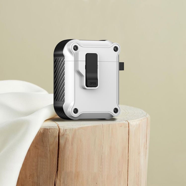 เคสหูฟังกันกระแทกลายอินทรีพร้อมสวิตช์ สำหรับ AirPods Pro 3, สำหรับ AirPods Pro 2, สำหรับ AirPods 3, สำหรับ AirPods Pro, สำหรับ AirPods 1 / 2