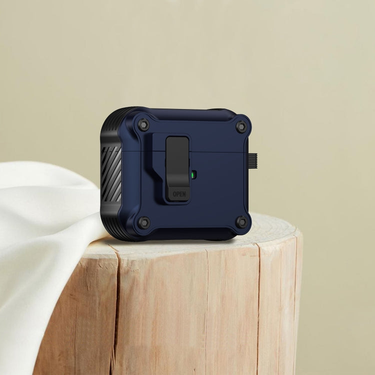 เคสหูฟังกันกระแทกลายอินทรีพร้อมสวิตช์ สำหรับ AirPods Pro 3, สำหรับ AirPods Pro 2, สำหรับ AirPods 3, สำหรับ AirPods Pro, สำหรับ AirPods 1 / 2