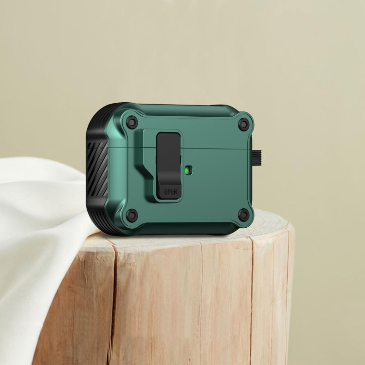 เคสหูฟังกันกระแทกลายอินทรีพร้อมสวิตช์ สำหรับ AirPods Pro 3, สำหรับ AirPods Pro 2, สำหรับ AirPods 3, สำหรับ AirPods Pro, สำหรับ AirPods 1 / 2